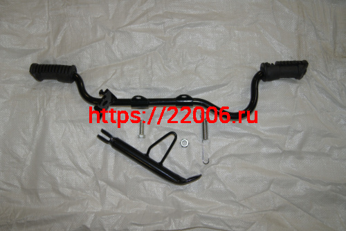 Подставка ног водителя 139FMB с боковым кронштейном Alpha S2 (под глушитель)