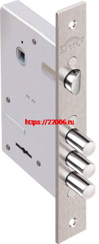 Замок Elbor (Эльбор) врезной сувальдный с защёлкой Кремень 1.04.27, 5 кл. /00452/