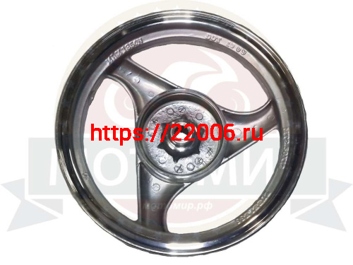 Обод 12" задний литой, барабан. тормоз 2,50-12  (19)  Z50R F1 Flash (3-х лучевой) колодки 110 мм фото 2