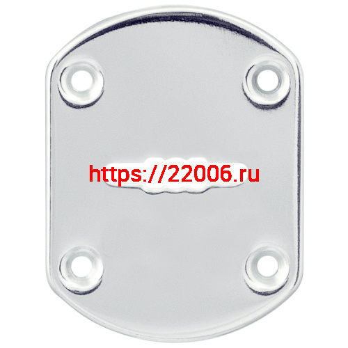 Декоративная Punto (Пунто) накладка ESC021/0-SS (нержавейка) на сув. замок без шторки (1 шт.) тех.упак.