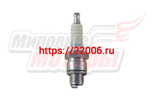 Свеча NGK BR6HS оригинальная (3922) (аналог CИ12РТ) (лод.двигатели импортные, Вихрь и т.д.)