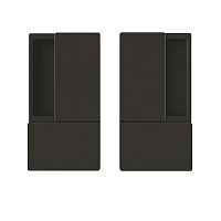 B30000.01.93 AGB (АГБ) Ручка WAVE без запирания (черный), для раздвижных дверей ПОДХОДИТ К TOUCH