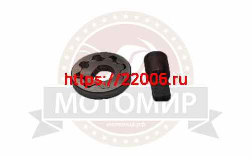 Насос масляный R07-GY60 (2е шестерни, шайба, вал) Насос масляный R07-GY60 (2е шестерни, шайба, вал)