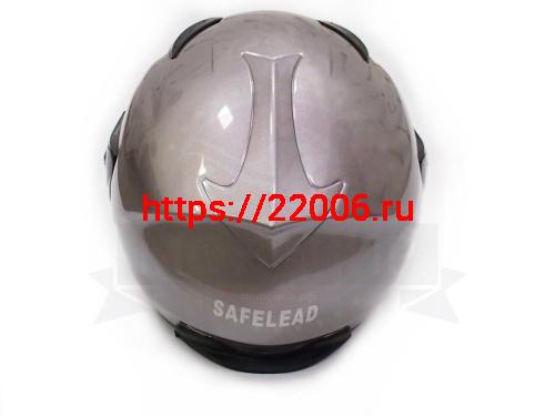Шлем открытый "Safelead" HF-255В "колобки" Honda Grey размер M фото 5
