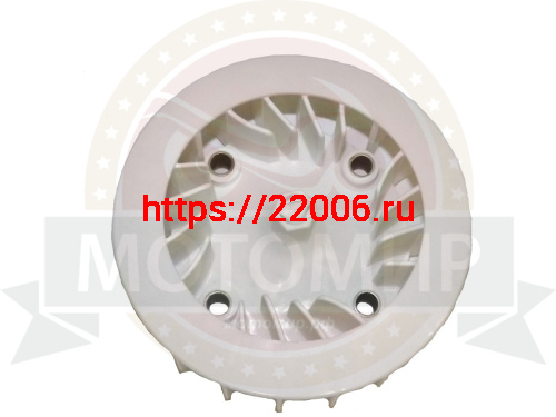Крыльчатка охлаждения генератора (ЦПГ) 4х такт. GY6-50, 139QMB фото 2