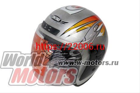 Шлем CONCORD XZH03 серебристый "S,M,L,XL" (открытый) Шлем CONCORD XZH03 серебристый "S,M,L,XL" (открытый)