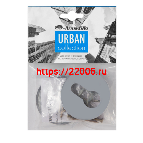 Накладка Armadillo (Армадилло) под цилиндр ET.R.URS52 (ET URS) BPVD-77 вороненый никель фото 3