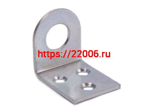 Проушины skobis (СКОБИС) ушко угловое 70х30 (70х30х2) цинк белый