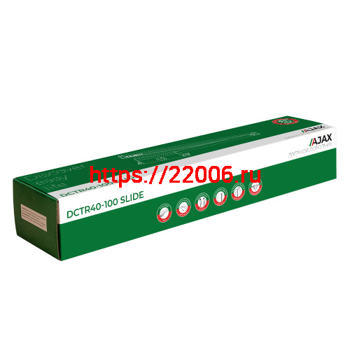 Доводчик Ajax (Аякс) дверной DCTR40-100 slide WH белый фото 4