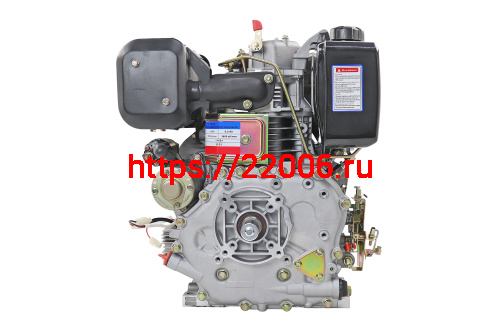 Двигатель LIFAN 10 л.с. C186FD с катушкой 7А Шлицевой вал 25 мм ( дизельный, Электростартер) фото 3