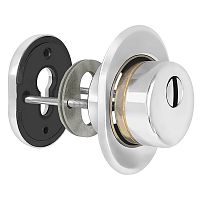 Броненакладка Fuaro (Фуаро) DEF.CRE/OV-set.9726 (DEF 9726) M6x90 врезная с чашкой CP-8 хром