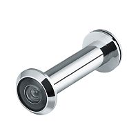 Глазок Ajax (Аякс) дверной, оптика пластик DV-4/70-125 CP хром (кратно коробке 30 шт)