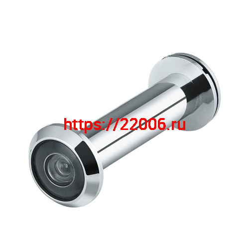 Глазок Ajax (Аякс) дверной, оптика пластик DV-4/70-125 CP хром (кратно коробке 30 шт)