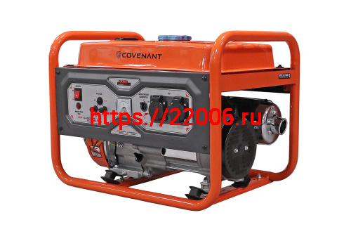 Генератор бенз. "COVENANT"  GG4500 (3,2/3,5кВт, LT170F-2, 8,5л.с., бак 18л, 44кг, руч.старт, МЕДЬ)