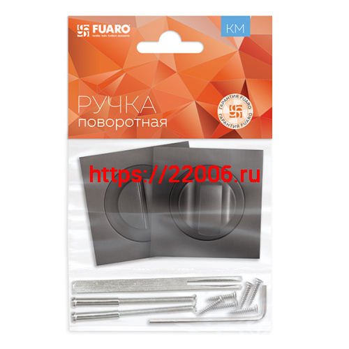 Ручка Fuaro (Фуаро) поворотная BK6.K.KM52 (BK6 KM) GR-23 графит фото 2