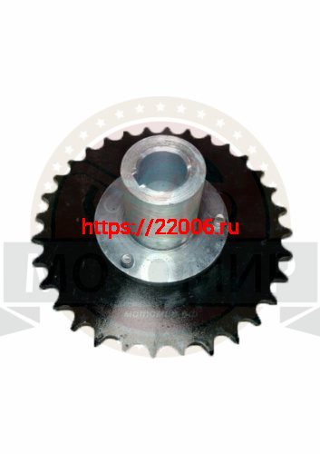 Звезда 32 зуб. (520) ведомая Лидер, в сборе (со ступицей 66мм) шпонка 8мм (адаптивная подвеска)