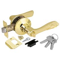 Ручка Punto (Пунто) защелка 6033 PB-E (кл./фик.) золото