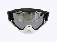 Очки YH-147 оправа черная матовая, линза серая зеркальная с защитой носа