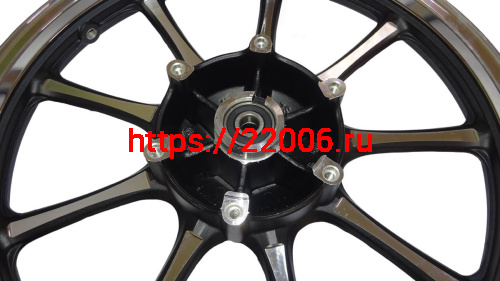 Обод 18" передний литой,  диск. тормоз 2,15-18  ROADSTER RA1 6 отв. в сборе (51120-J0E6-000066) фото 3