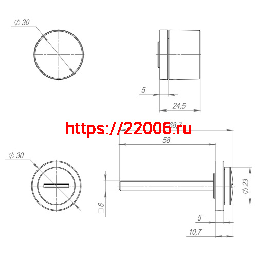 Ручка Armadillo (Армадилло) поворотная BK6.R.ART30 MWSC-33 итальянский тисненый фото 4