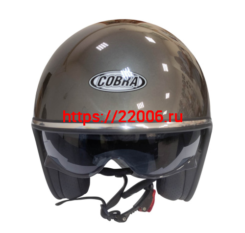 Шлем открытый COBRA EC H589, серый титан, размер S фото 2