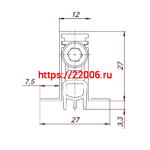 Автоматический Armadillo (Армадилло) порог EASY BLOCK F/420 фото 3