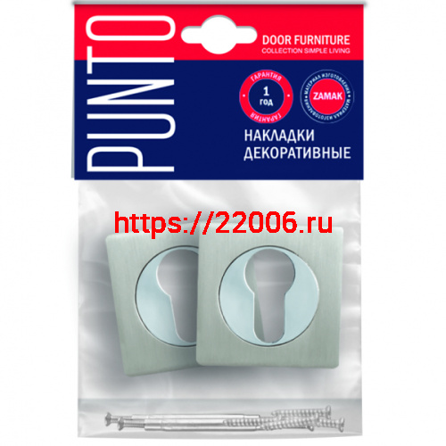 Накладка Punto (Пунто) под цилиндр ET.K.ZQ51 (ET ZQ) BL-24 черный фото 2