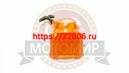 Стартер мотокосы 34, 52 в сборе, с метал. усами, большой с защитой бака фото 2