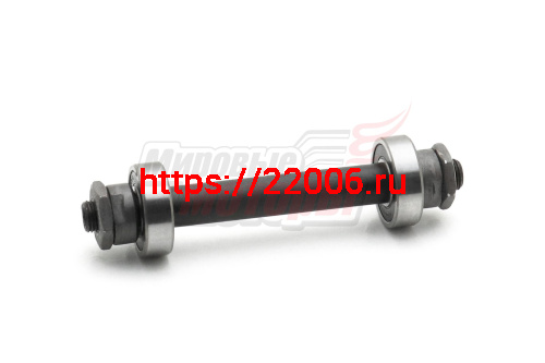 Ось втулки переднего колеса 3/8"*100*108 мм на промподшипниках 6200, под эксцентрик