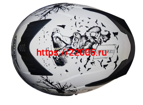 Шлем интеграл FALCON F702, размер S, с очками, (уп. 6 шт.) фото 6