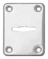 Декоративная Fuaro (Фуаро) накладка ESC082-CP-8 (ХРОМ) на сувальдный замок (1шт) (нерж. сталь)