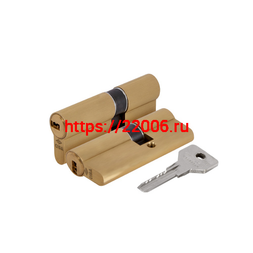 Цилиндровый Cisa (Чиза) механизм ASIX OE300-18.00 (80 мм/35+10+35), ЛАТУНЬ
