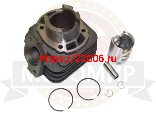 Поршневая группа HONDA DIO 50 AF18/25/27/28, Tact 24/30/31/51/ Lead 20 палец 12мм (39 мм) в сборе фото 3