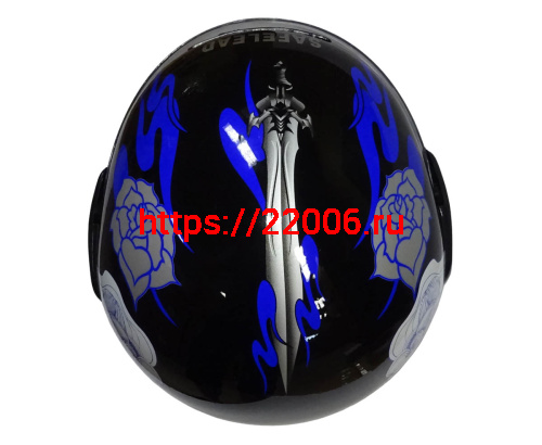 Шлем интеграл "Safelead" HF-101 NEW черный (Q19B)(Q29) размер L фото 6