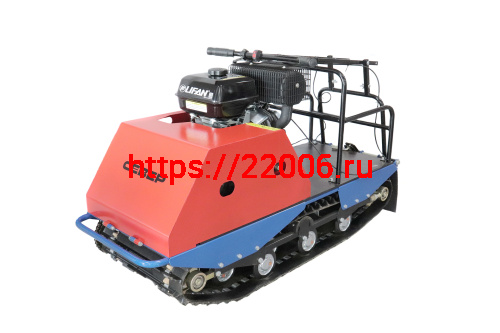 Мотобуксировщик 20 л.с. Север-ЭФ (3 тел.) дв.Lifan эл./зап., вариатор "Сафари", катковая подв., Фара, комплектация без аккумулятора