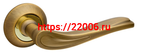 Ручка Fuaro (Фуаро) раздельная R.RM54.MELODY (MELODY RM) AB/GP-7 бронза/золото