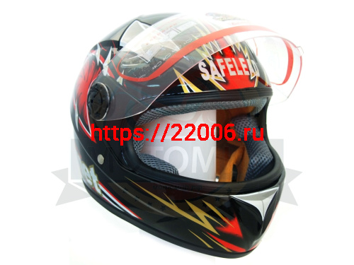 Шлем интеграл "Safelead" HF-909 Детский, рисунок E07, размер S (16 шт. в уп.) фото 2