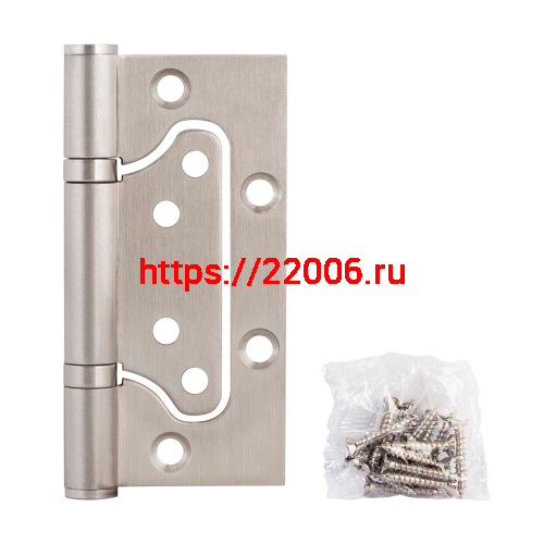 Петля Fuaro (Фуаро) из нержавейки универсальная без врезки IN4500W INOX 304 (500-2BB 100x2,5) фото 2