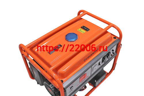 Генератор бенз. "COVENANT"  GG6500E (5,0/5,5кВт, LT188F, 13л.с., бак 25л, 82кг, электростартер, МЕДЬ) фото 3