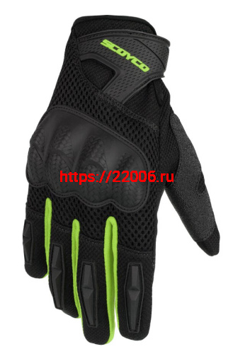 Перчатки SCOYCO (оригинал) МС-58-2 зеленые, р-р L Перчатки SCOYCO (оригинал) МС-58-2 зеленые, р-р L