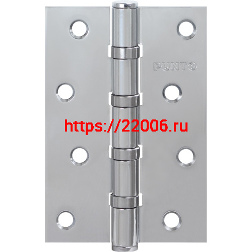 Петля Punto (Пунто) универсальная IN4100U-HD CP (4B/HD 100х70х2.5) хром ПОДВЕС