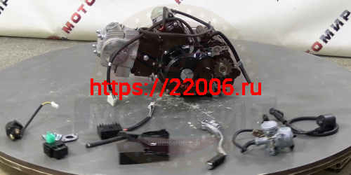 Двигатель 4т. 110 см3 (1P52) Мопед JOYRIDE 2 ст. АВТоматическая коробка фото 2