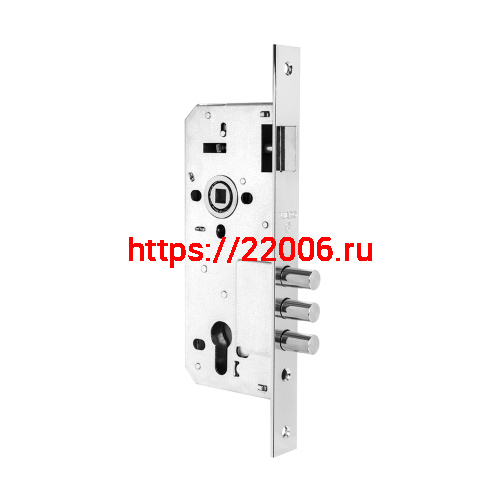 Корпус Fuaro (Фуаро) врезного замка с защёлкой DD900/C-45.85.3MR (900 3MR/CP W/B) CP хром