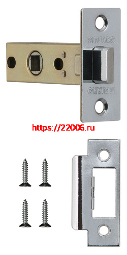 Защелка Fuaro (Фуаро) врезная METF12-45-25 (F12-45-25) CP хром