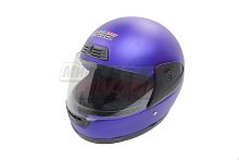 Шлем SAFEBET HF-109 синий МАТОВЫЙ одноцветный "S,M,L,XL,XXL" (интеграл)