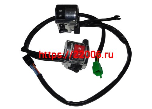 Переключатель ROADSTER RA1левый+правый с проводами (72201-J0E6-0000+72301-J0E6-0000) фото 2