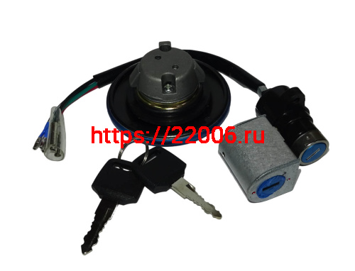 Замок зажигания RAID (+крышки бензобака, +бардачка, + противоугонный) фото 2