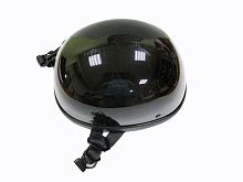 Мотошлем каска "байкер" 513 открытый (черный) (L)