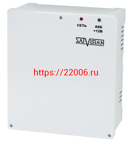 SAT ББП-30АП серый пластик  блок бесперебойного питания 3 ампера (20)