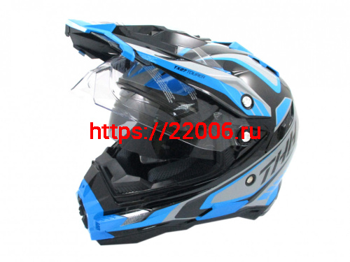 Мотошлем THH TX-27 №3 black/blue (XXL)